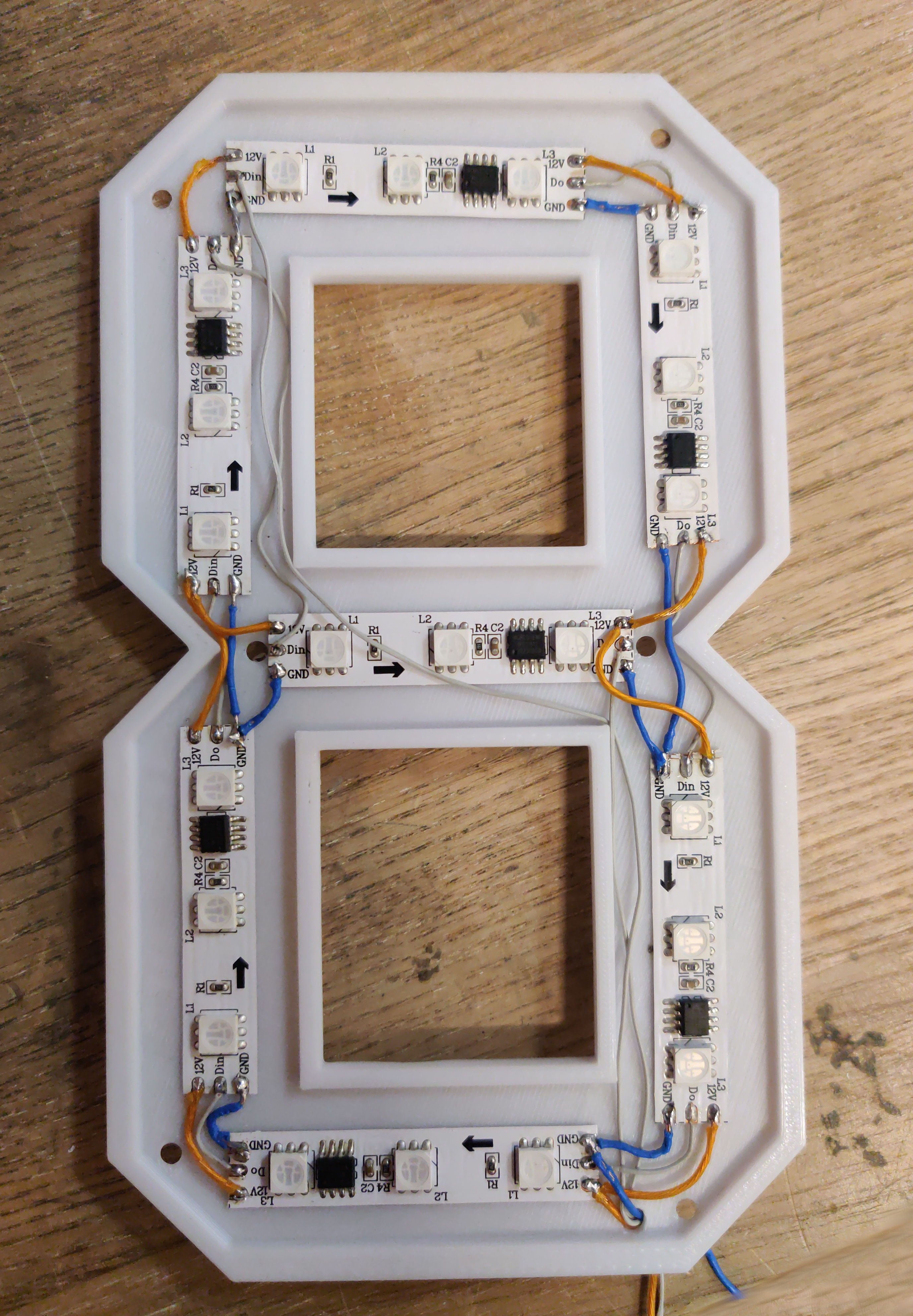 Segments wired
